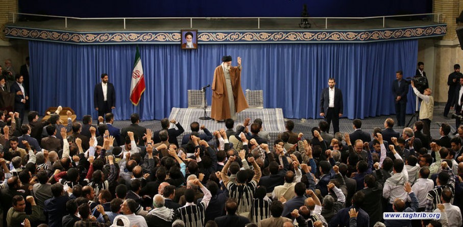 هزاران نفر از معلمان سراسر کشور با رهبر انقلاب اسلامی دیدار کردند