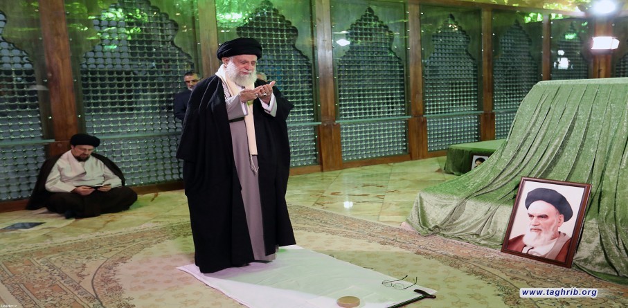 زيارة الإمام الخامنئي لمرقد الإمام الخميني وروضة الشهداء في بهشت زهراء
