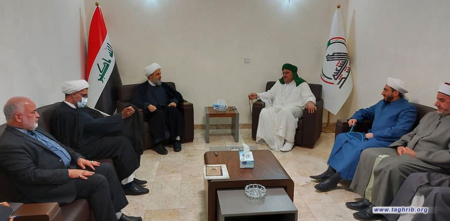 الدكتور "حميد شهرياري يلتقي مع رئيس علماء الرباط المحمدي في العراق